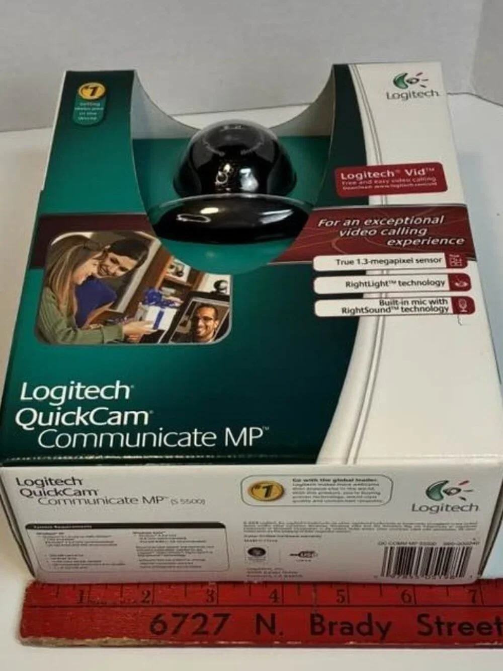 Logitech QuickCam Communicate MP Webcam 1.3MP USB Mic
